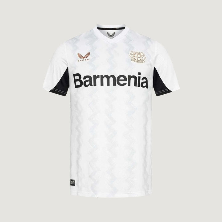 Bayer 04 Leverkusen - Maillot Extérieur 24/25 - Blanc, Noir