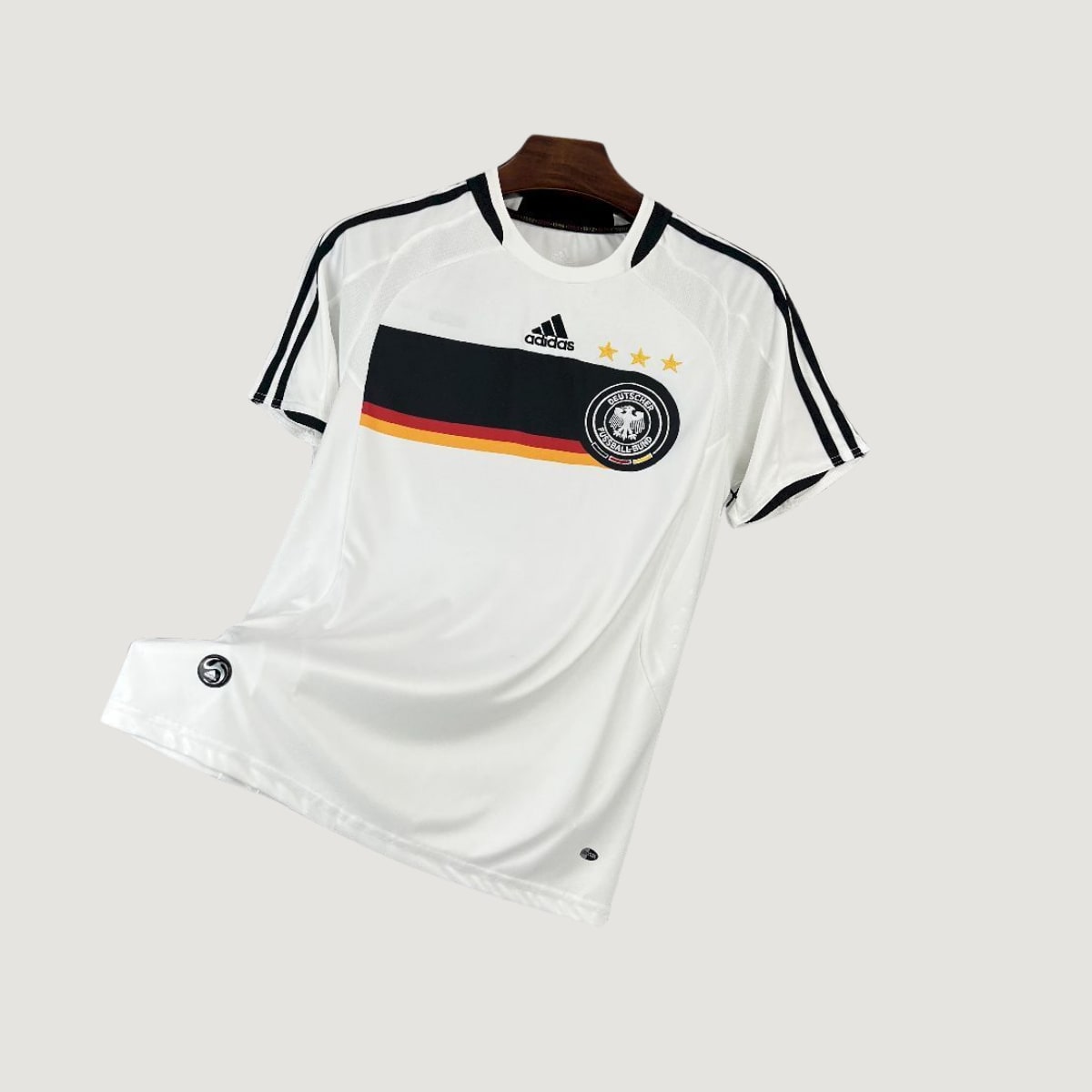 Allemagne – Maillot Domicile Retro 2008 – Blanc, Noir