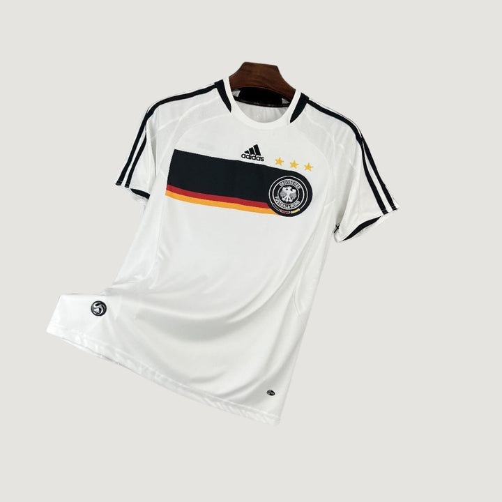 Allemagne – Maillot Domicile Retro 2008 – Blanc, Noir