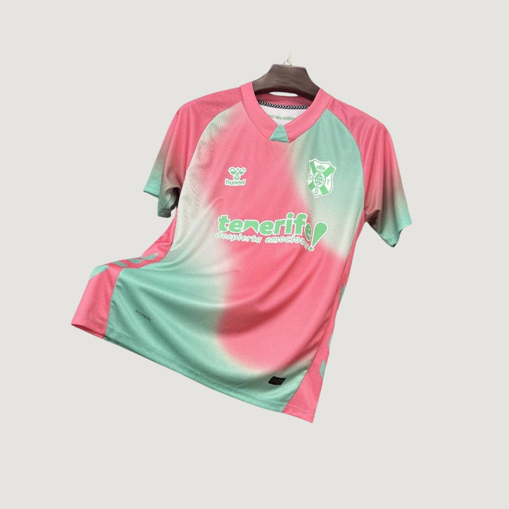 CD Tenerife – Maillot Third 2025/26 – Rose, Vert
