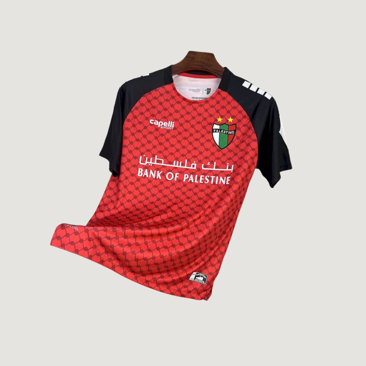 CD Palestino – Maillot 2025/26 – Rouge, Noir