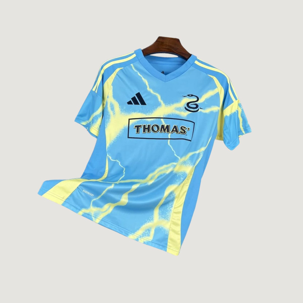 Philadelphia Union – Maillot Extérieur 2025/26 – Bleu Éclair, Jaune