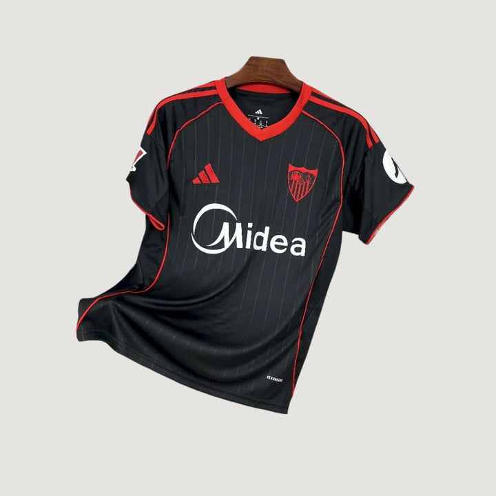 FC Séville – Maillot Third 2025/2026 – Noir, Rouge