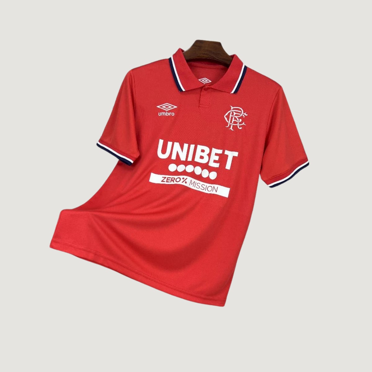 Rangers – Maillot Third 2025/26 – Rouge, Blanc