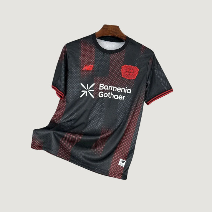 Bayer Leverkusen – Maillot Domicile 2025/26 – Noir, Rouge