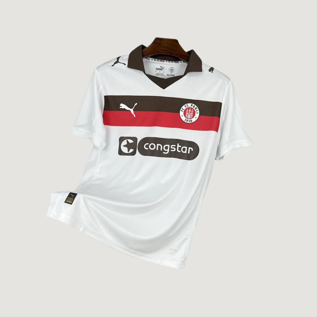FC St. Pauli – Maillot Extérieur 2025/26 – Blanc