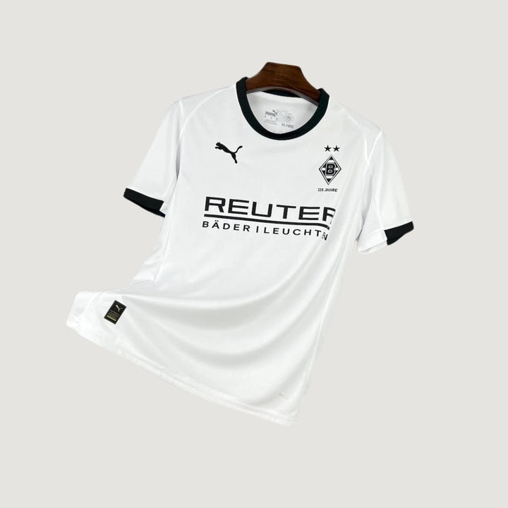 Borussia Mönchengladbach – Maillot Domicile 2025/26 – Blanc, Noir