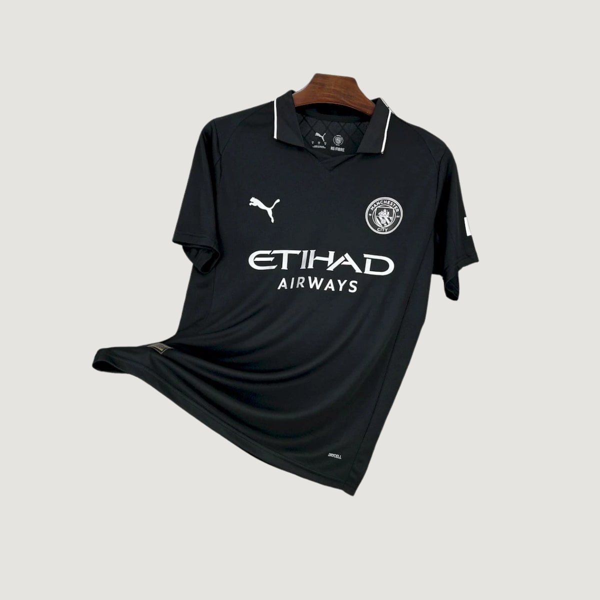 Manchester City – Maillot Fourth 2025/26 – Noir & Blanc ( Player )
