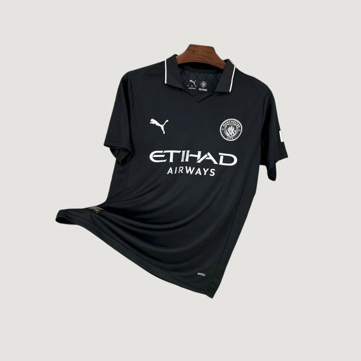 Manchester City – Maillot Fourth 2025/26 – Noir & Blanc ( Player )