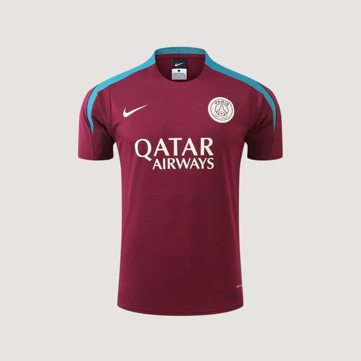 Paris Saint Germain ( PSG ) – Maillot d’Entraînement 24/25 – Bordeaux, Turquoise
