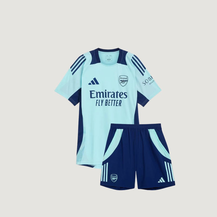 Arsenal FC – Ensemble d’Entraînement 24/25 – Bleu Ciel, Marine