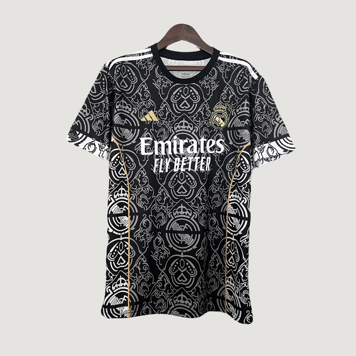 Real Madrid – Maillot Concept – Noir, Blanc (Arabesques)