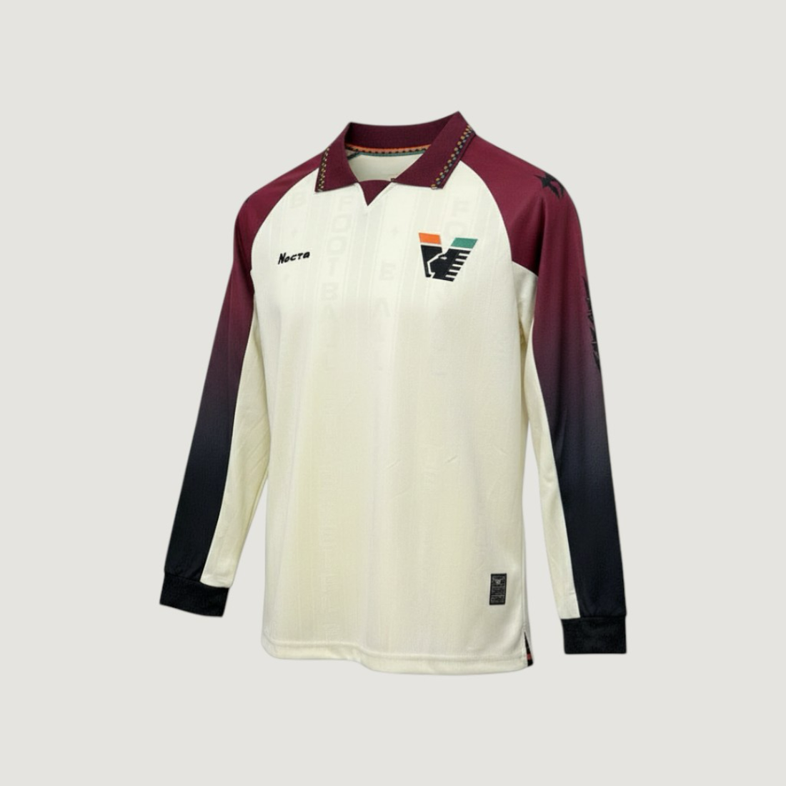 Venezia FC – Maillot Extérieur Manches Longues 2025-26 – crème