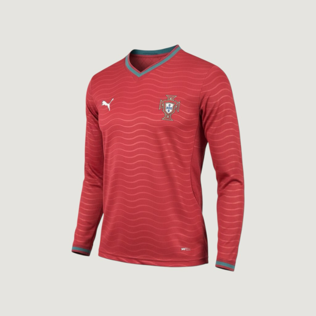 Portugal – Maillot Domicile Manches Longues Coupe du Monde 2026 – Rouge, Vert