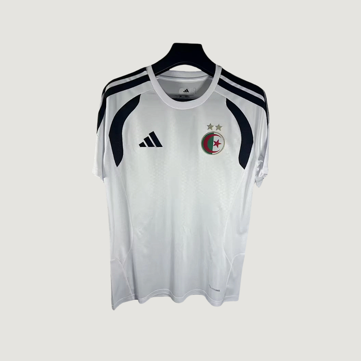 Algérie – Maillot d’Entraînement Coupe du Monde 2026 Homme – Blanc, Noir