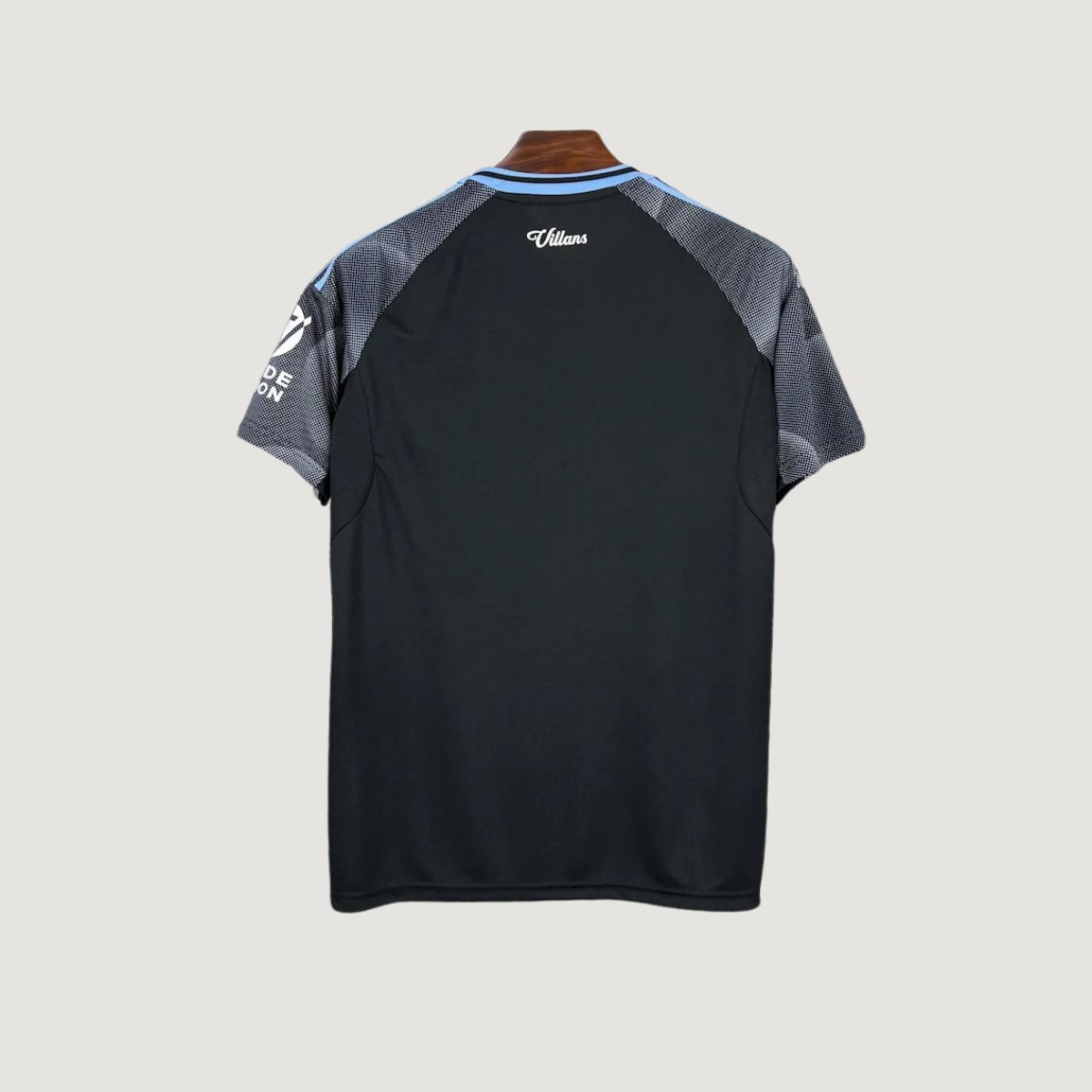 Aston Villa – Maillot Extérieur 2025/26 – Noir, Gris