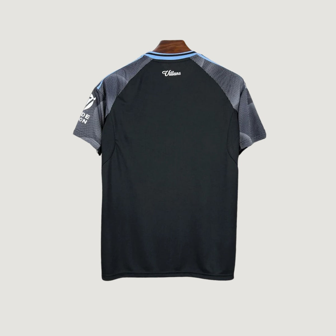 Aston Villa – Maillot Extérieur 2025/26 – Noir, Gris