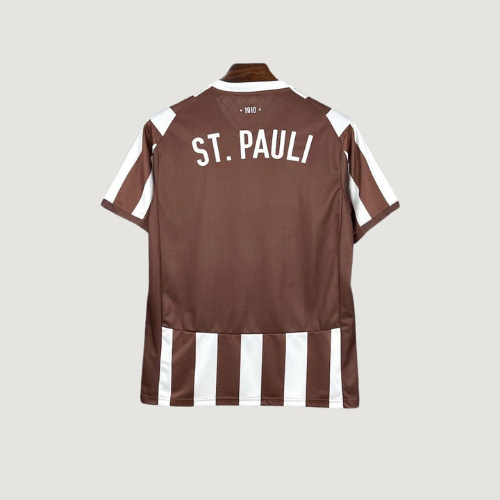 FC St. Pauli – Maillot Domicile 2025/26 – Marron, Blanc