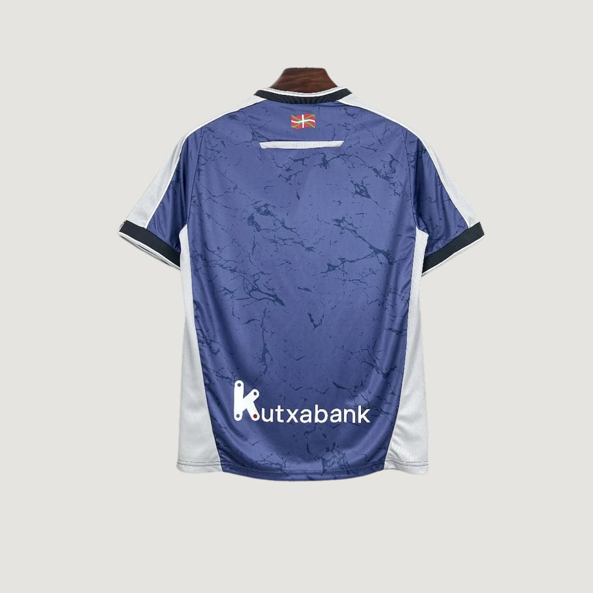 Real Sociedad – Maillot Extérieur 2025/26 – Bleu, Gris