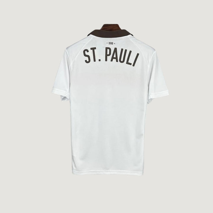 FC St. Pauli – Maillot Extérieur 2025/26 – Blanc
