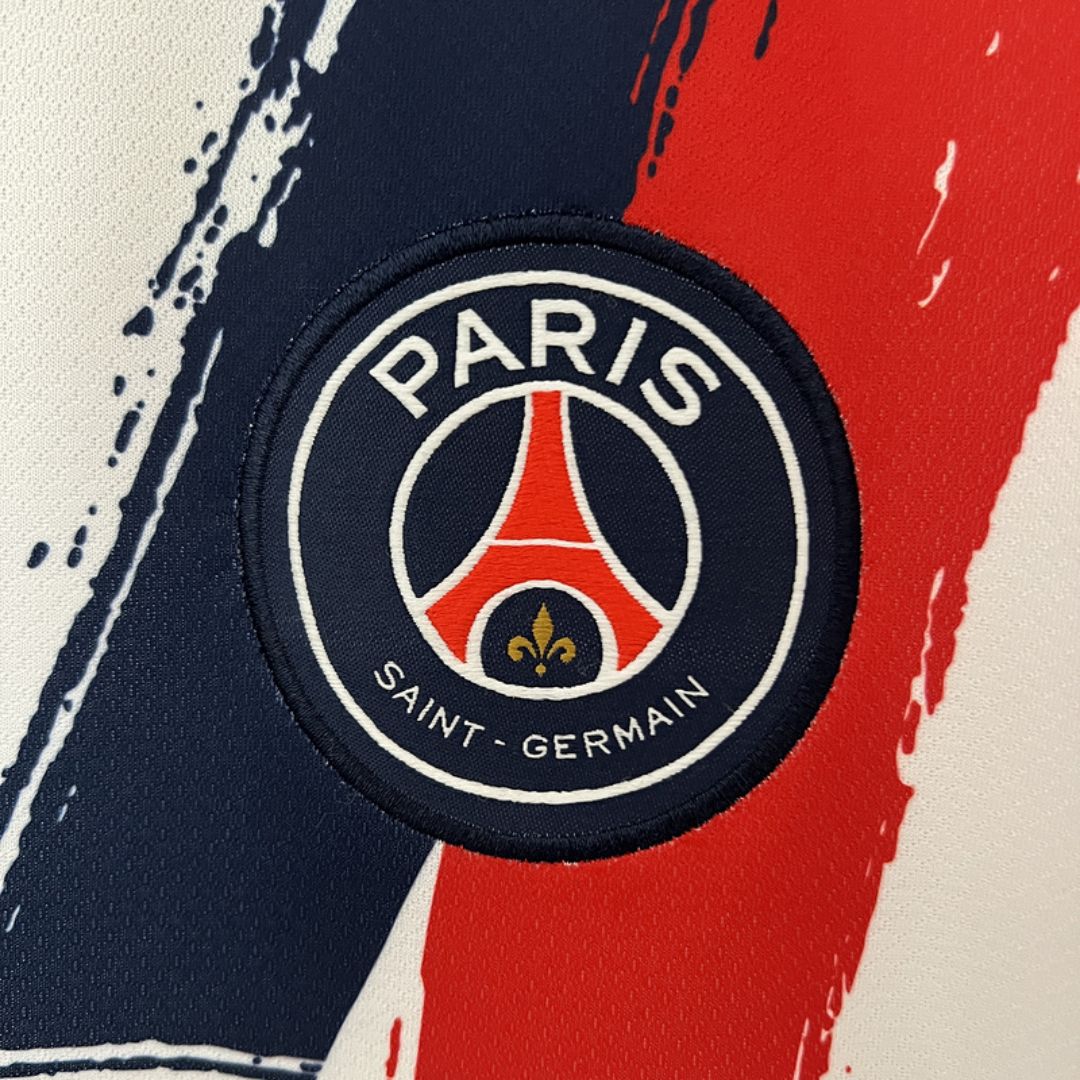 Paris Saint Germain ( PSG ) -  Maillot Extérieur 24/25 - Blanc