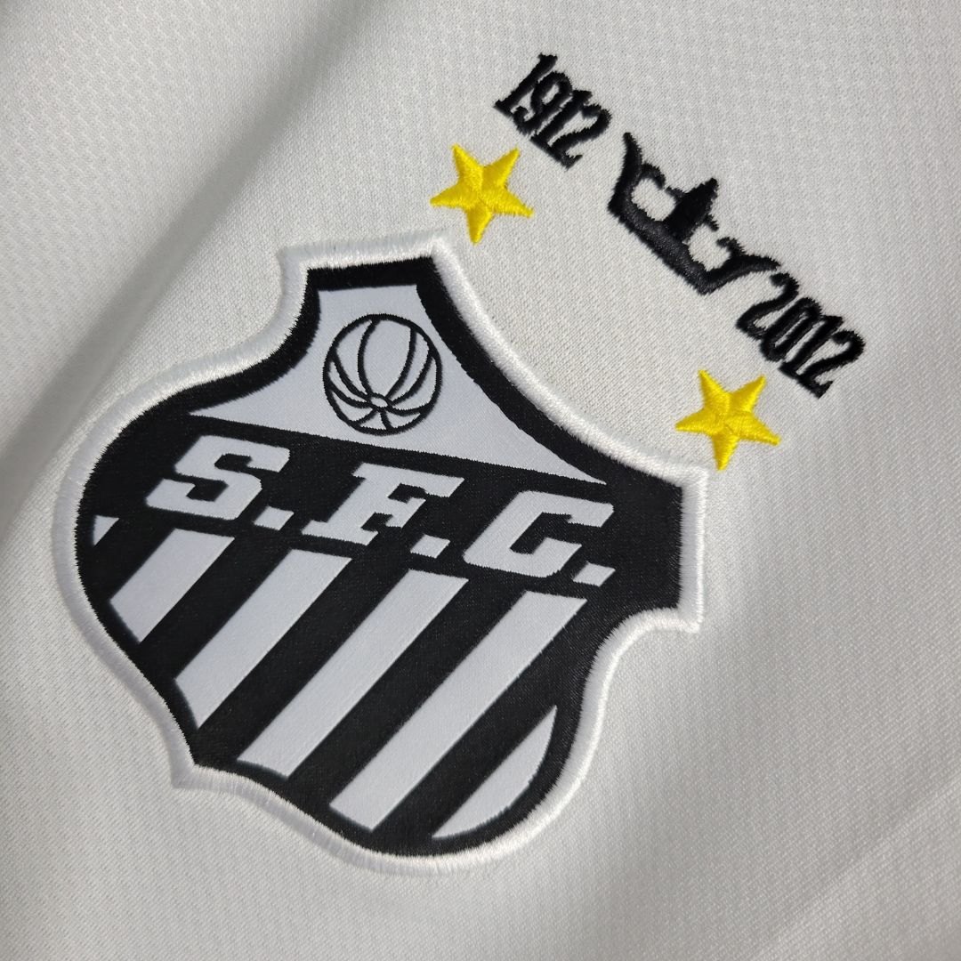 Santos - Maillot Retro Domicile 11/12 - blanc