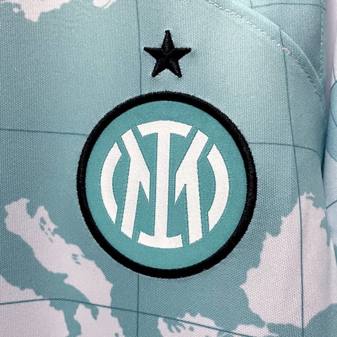 Inter Milan 23/24 - Maillot Extérieur - Bleu / Blanc