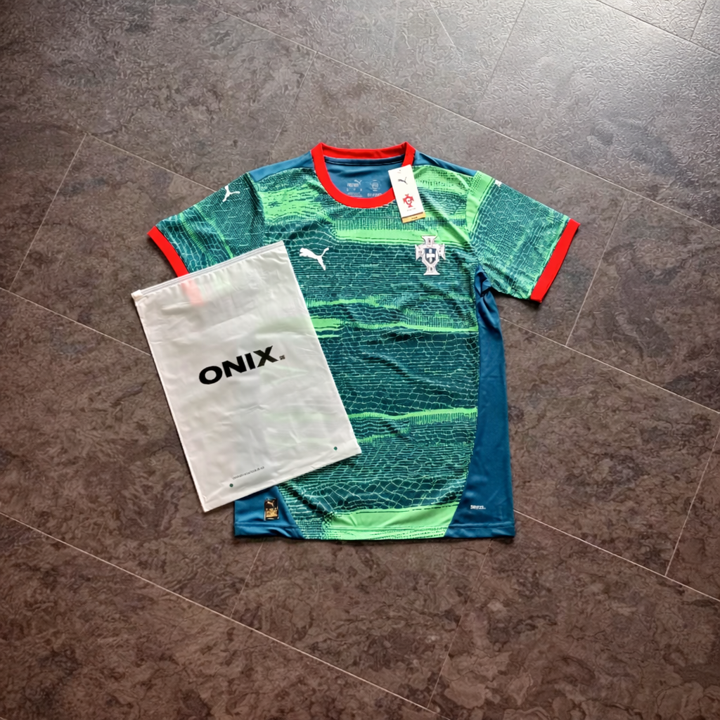 Portugal – Maillot Entraînement 2025/26 – Vert, Bleu