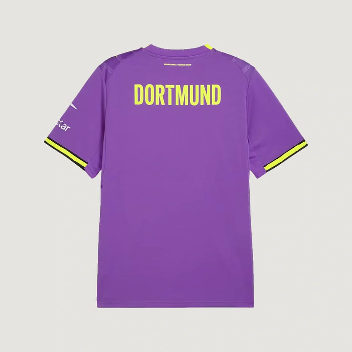 Borussia Dortmund – Maillot Third 2026/27 – Violet, Jaune fluo – dos