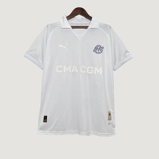 Olympique de Marseille - Maillot Anniversaire 125 ans 24/25 - Blanc