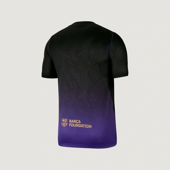 FC Barcelone – Maillot Extérieur 2026/27 – Noir, Violet, Or – dos