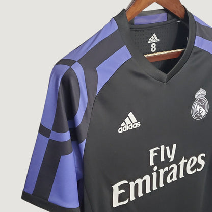 Real Madrid - Maillot Rétro extérieur 2016/2017 - Noir, Violet