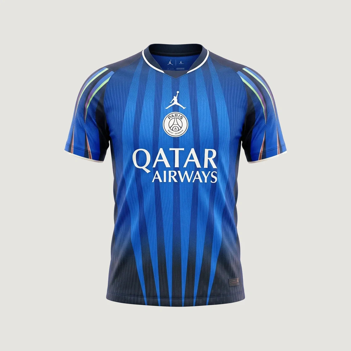 Paris Saint-Germain – Maillot Concept 2026-27 – Bleu, Noir, Vert – face