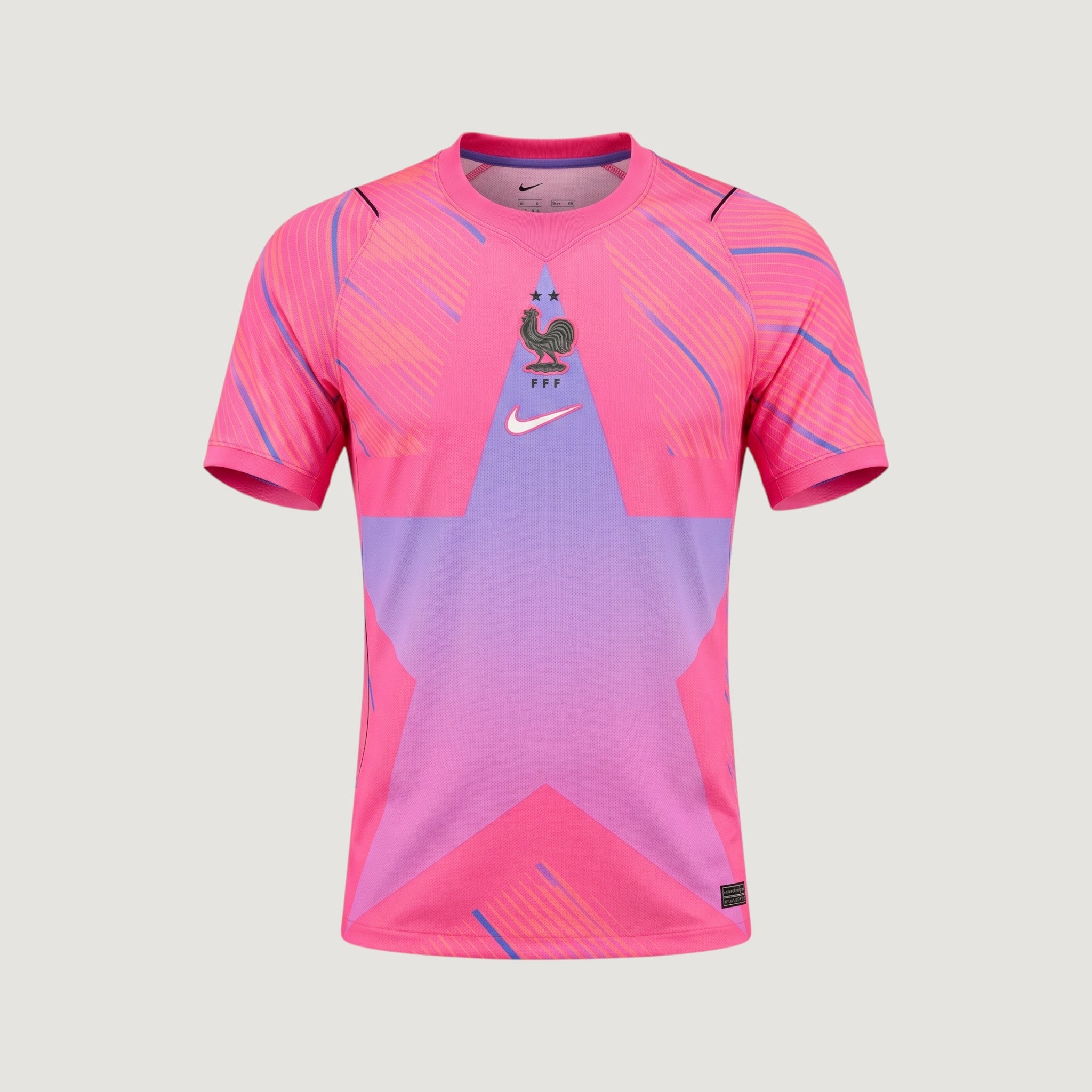 France – Maillot Concept Étoile 25/26 – Rose & Mauve