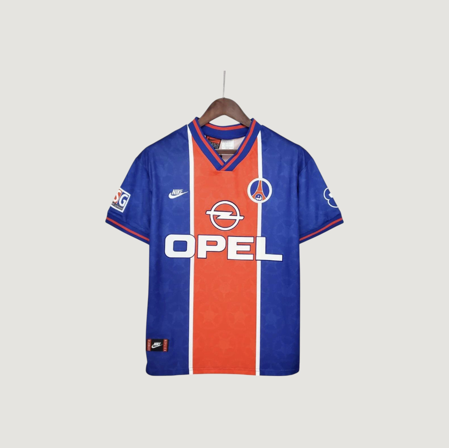 PSG - MAILLOT RÉTRO 1996 - BLEU, ROUGE