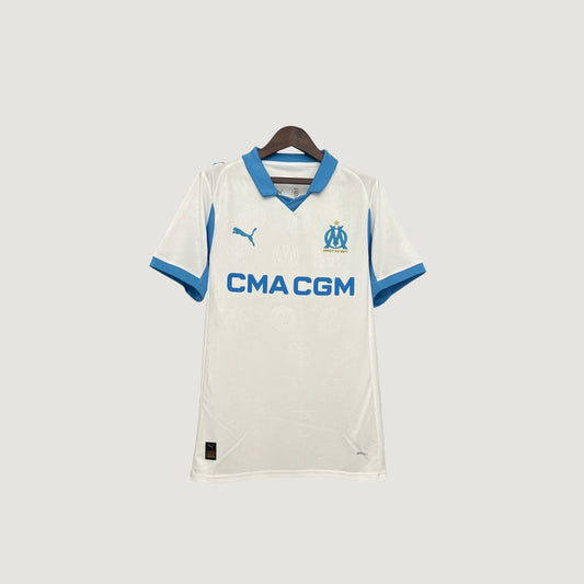 Marseille - Maillot Domicile 24/25 - Blanc, Bleu