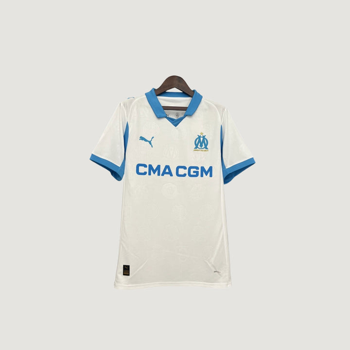 Marseille - Maillot Domicile 24/25 - Blanc, Bleu