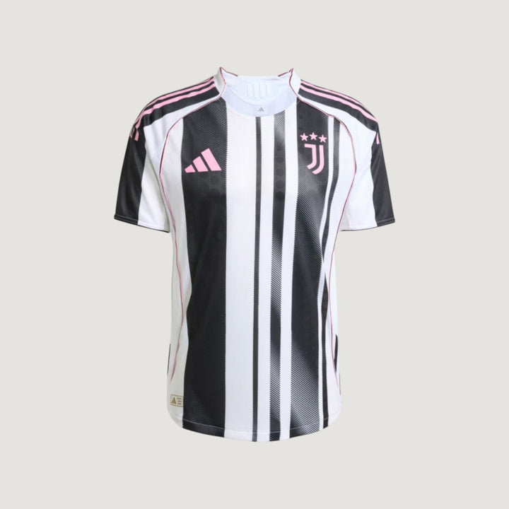 Juventus – Maillot Domicile 25/26 Blanc, Noir & Rose