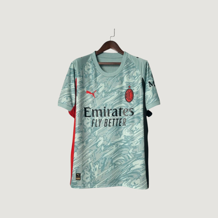 AC Milan – Maillot Extérieur 25/26 – Vert d’Eau & Rouge