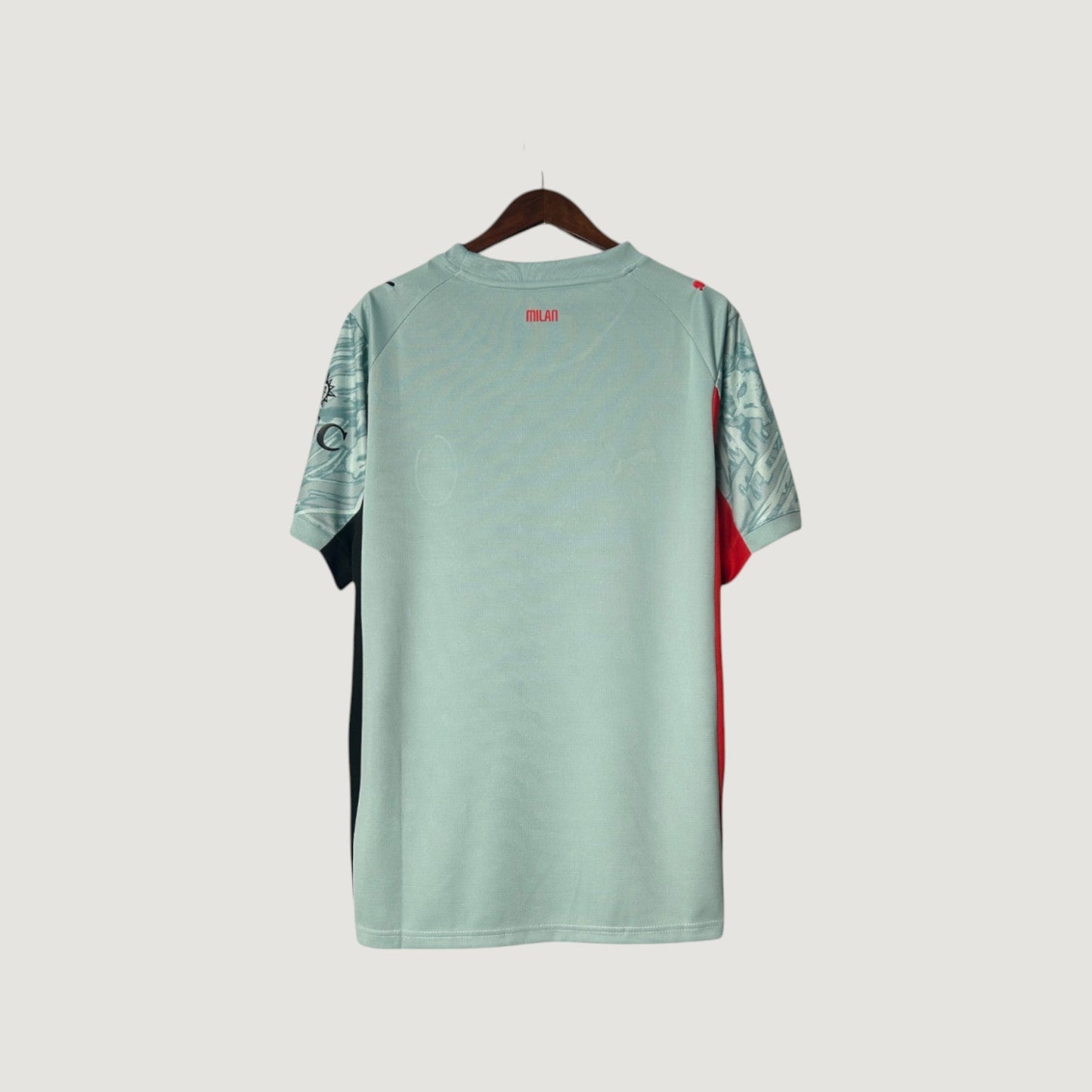 AC Milan – Maillot Extérieur 25/26 – Vert d’Eau & Rouge