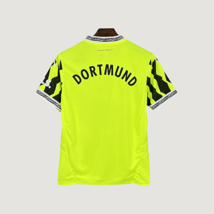 BORUSSIA DORTMUND – MAILLOT EXTÉRIEUR 25/26 – JAUNE FLUO & NOIR