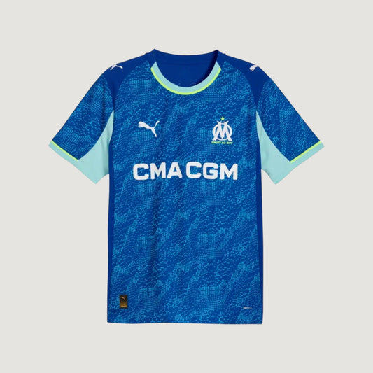 Olympique de Marseille - MAILLOT EXTÉRIEUR 25/26 – BLEU