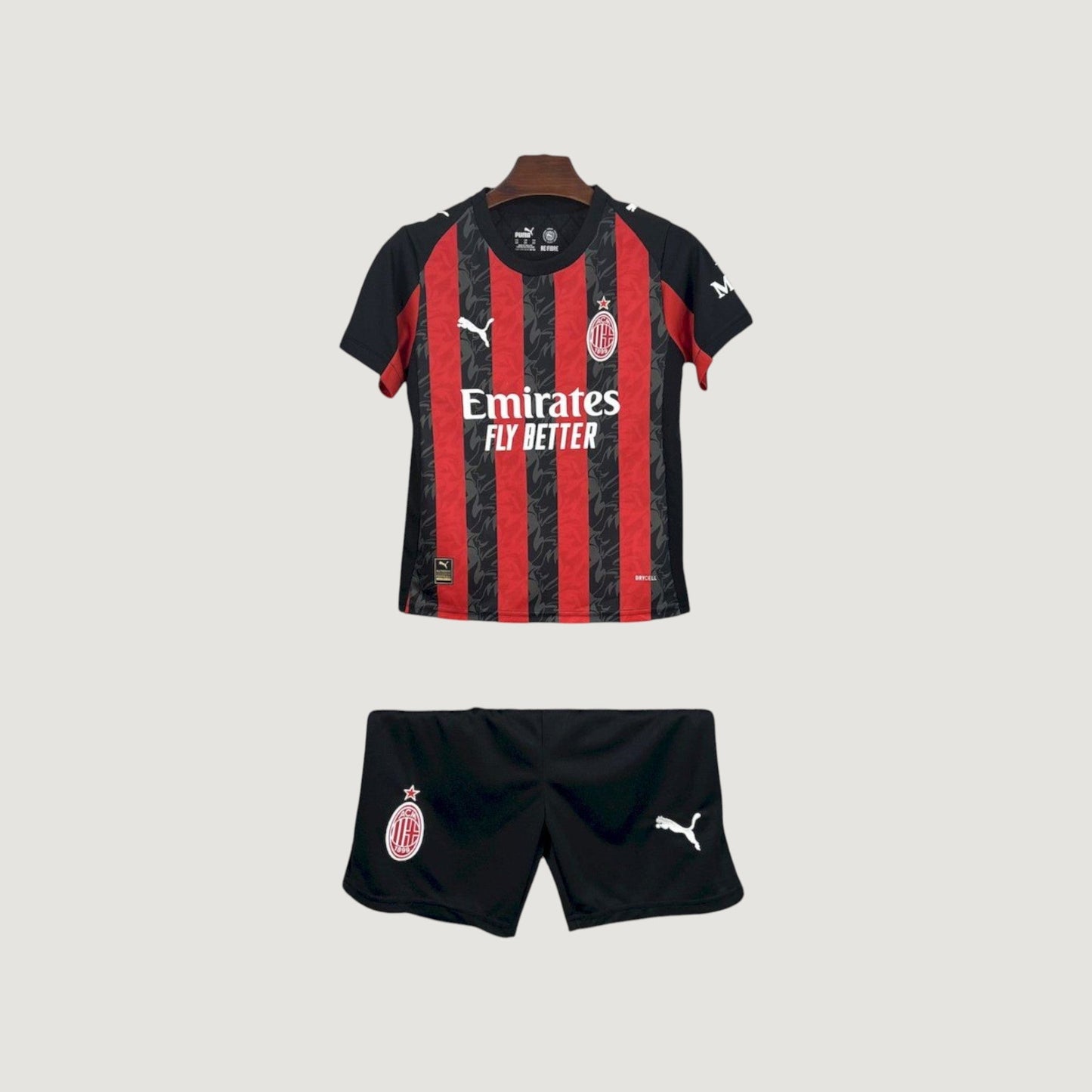 AC Milan – Ensemble Domicile 25/26 Enfant – Rouge & Noir