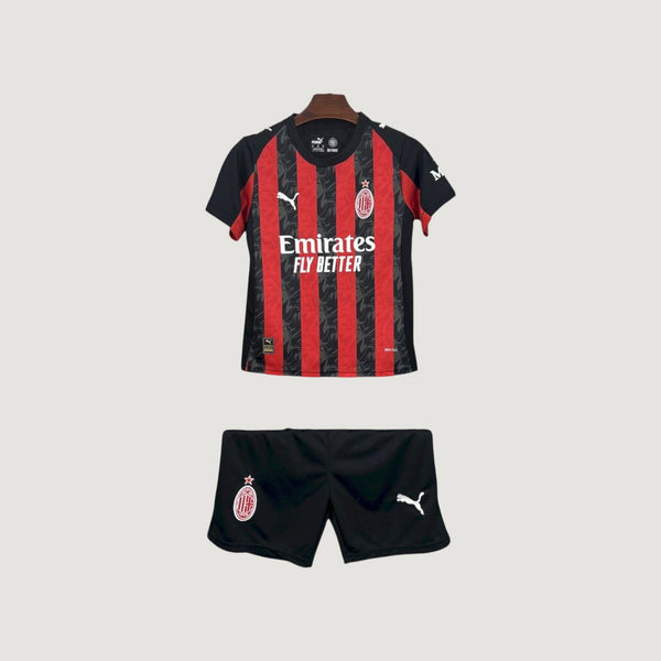 AC Milan – Ensemble Domicile 25/26 Enfant – Rouge & Noir