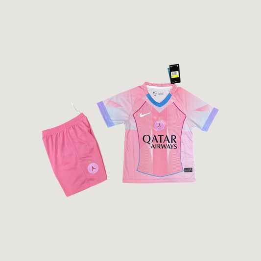 PSG – Maillot Domicile Enfant 25/26 – Rose & Violet