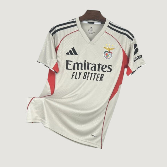 Benfica – Maillot Domicile 25/26 – Blanc & Rouge