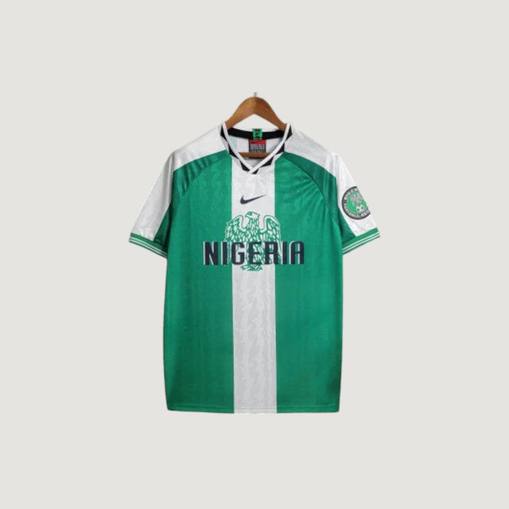 Nigéria – Maillot Rétro 1996 – Vert & Blanc