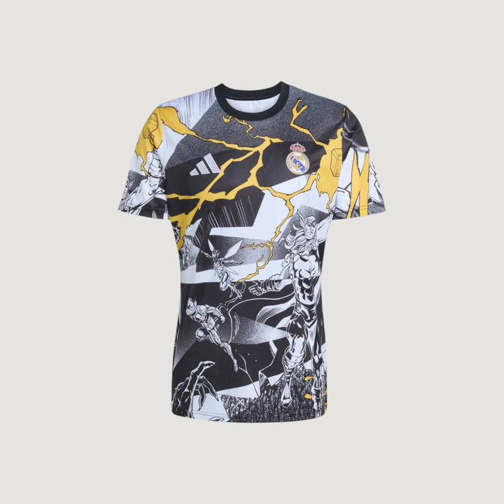 Real Madrid – Maillot Concept 25/26 – Noir, Blanc & Jaune