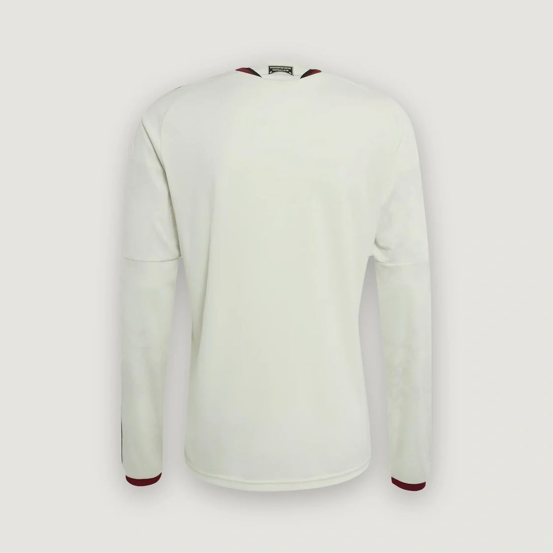 Manchester United – Maillot Third Manches Longues 2026/27 – Crème, Bordeaux – dos