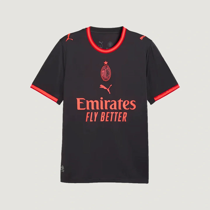 AC Milan – Maillot Third 2026/27 – Noir, Rouge corail – face